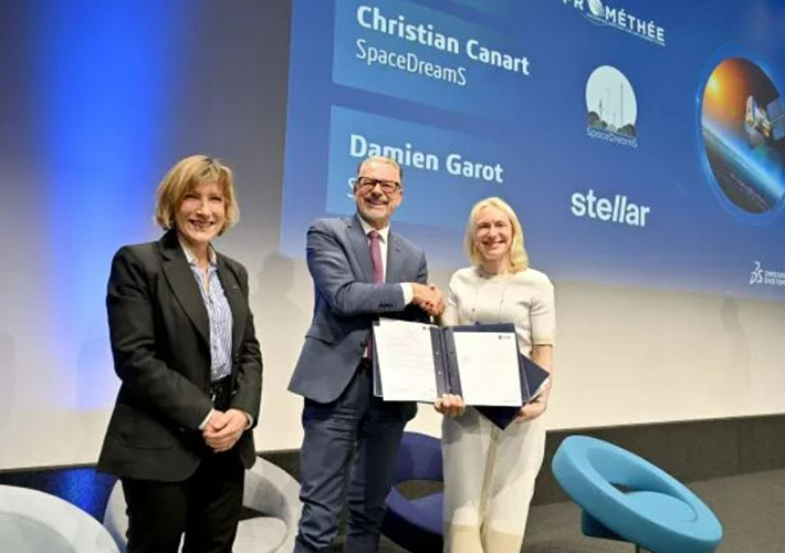Foto La Agencia Espacial Europea y Dassault Systèmes firman un acuerdo para apoyar a las startups y emprendedores  espaciales en Europa.